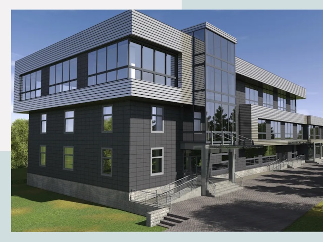 Административные здания в Павлове