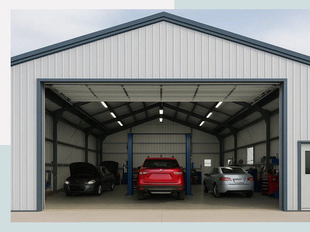 Ангары из сэндвич панелей от 608 руб. в Павлово