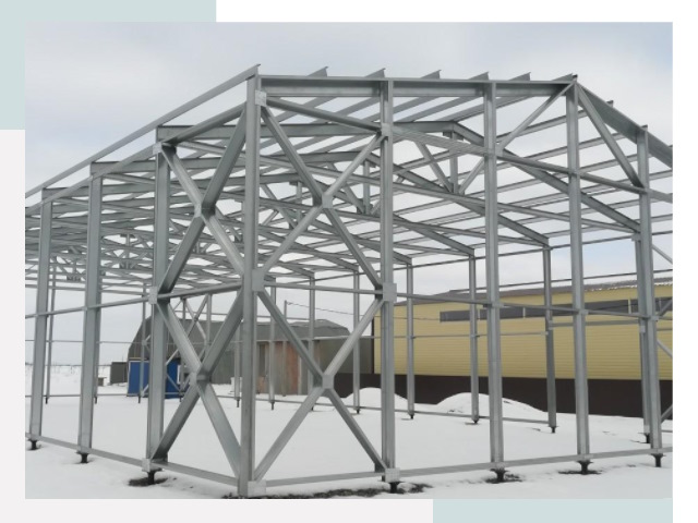 Каркасные ангары в Павлове