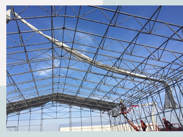 Шатровые ангары от 608 руб. в Павлове и Нижегородской области