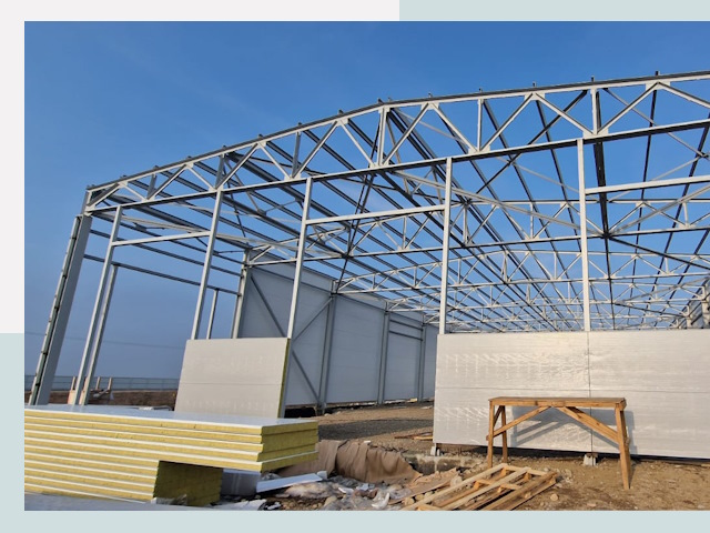 Утепленные ангары в Павлово от 608 руб. за м²