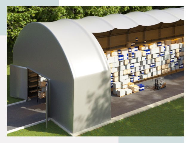 Тентовые ангары в Павлове