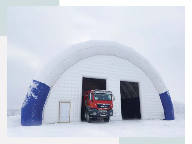 Мобильные ангары в Павлове