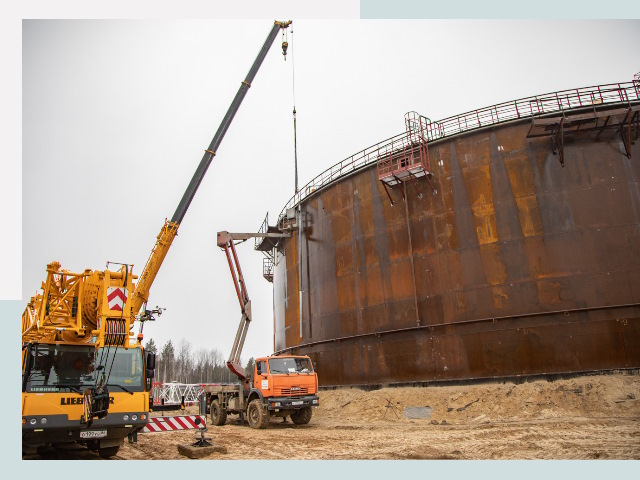 Монтаж резервуаров в Павлове от 608 руб. за м³