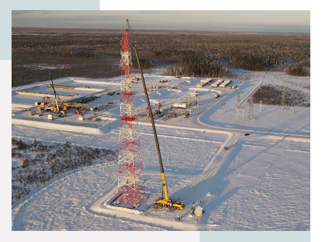 Мачты связи в Павлове