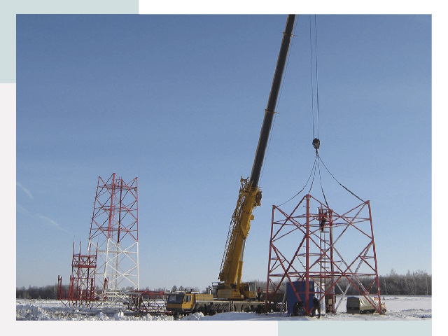 Монтаж вышек связи в Павлове