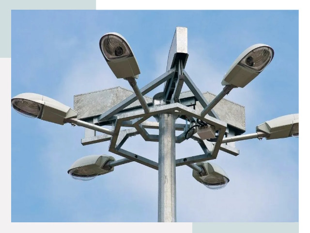 Монтаж осветительных мачт в Павлове