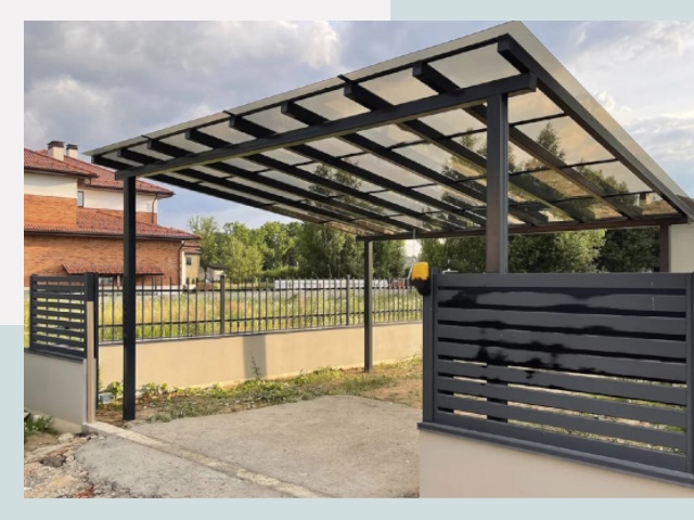 Металлические навесы в Павлово от 608 руб. за м²