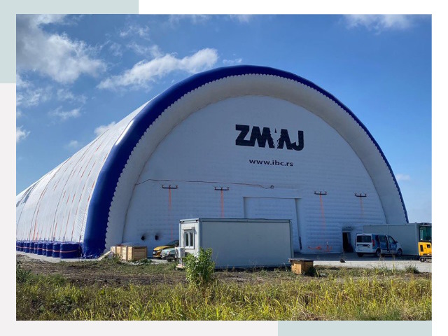 Брендирование ангаров в Павлове