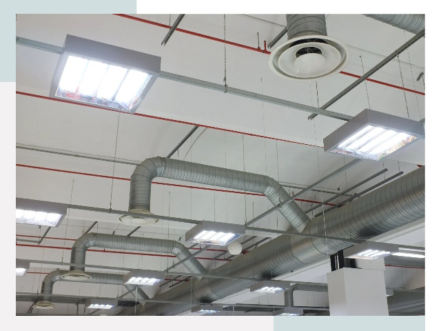 Вентиляция ангаров в Павлове