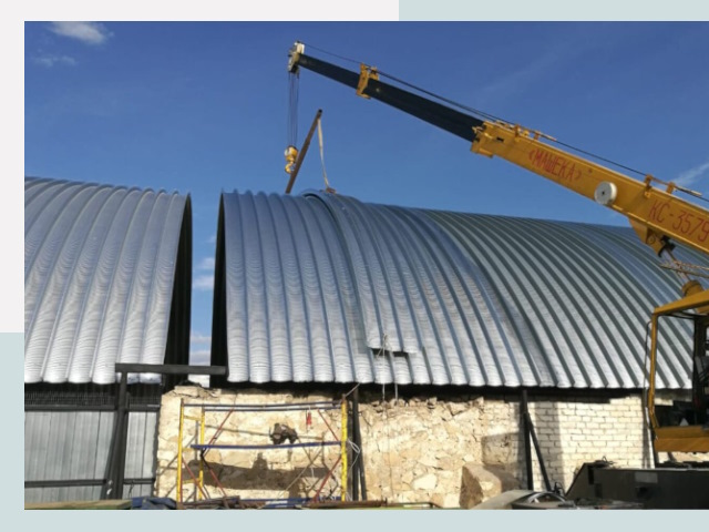 Реконструкция ангаров в Павлове от 608 руб.