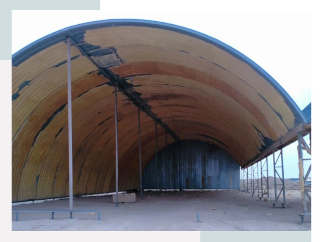 Реконструкция ангаров в Павлове