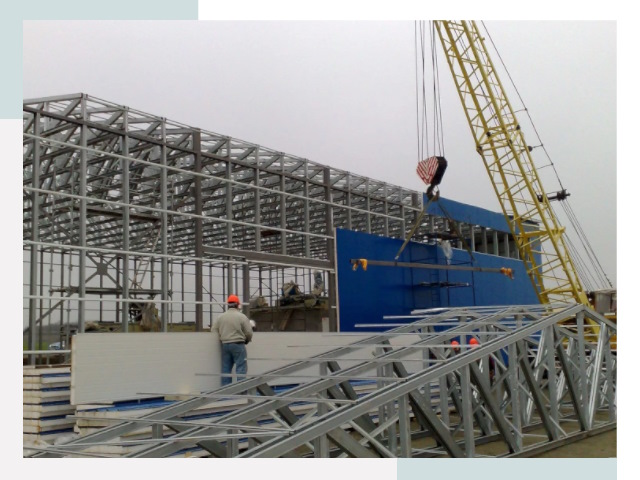 Монтаж ангаров в Павлове